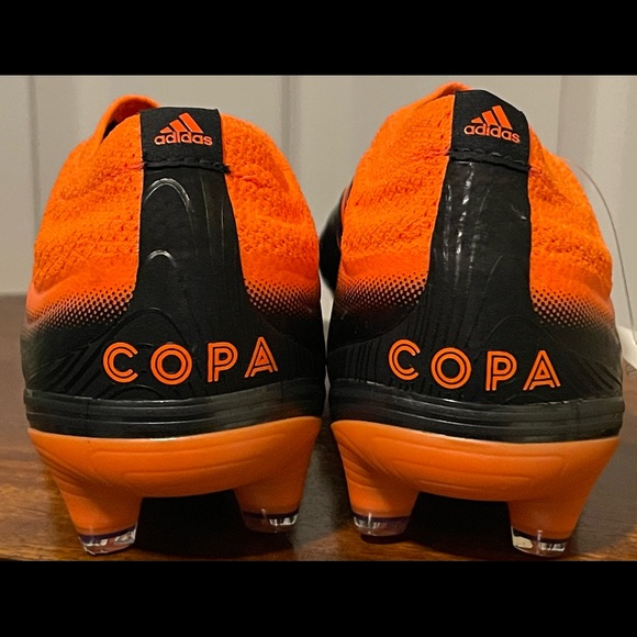 Adidas Copa 20+ Firm Ground Soccer Cleat Elite Men Sz 5 Black Orange EH0876 NEW - Picture 5 of 10